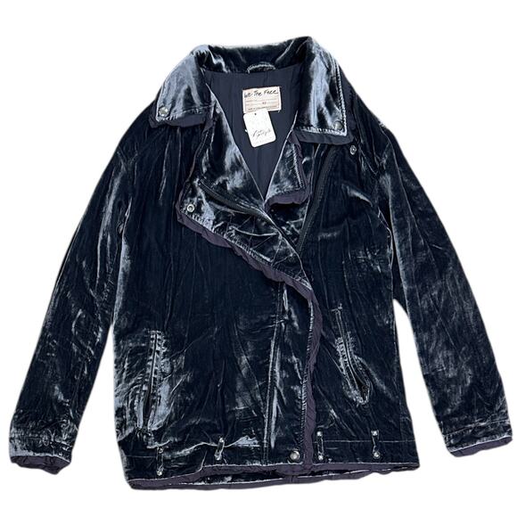 NWT Free People House Party Velvet
Moto Jacket - Picture 5 of 9